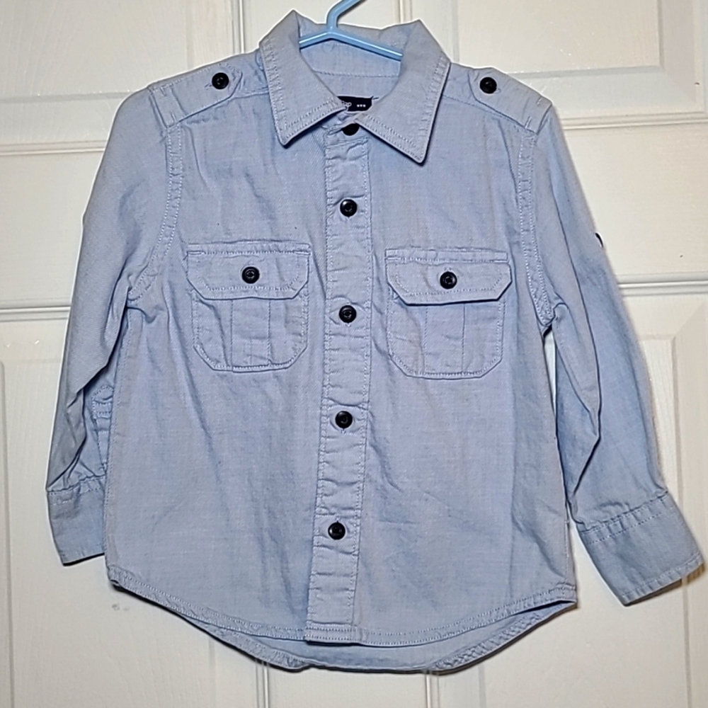 BABY GAP Long Sleeve Button Down